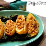 Stuffed Potato Shells with a refreshing Summer Cooler drink| Mothers Day Special ~ Happy ...