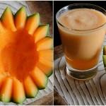 Muskmelon (Cantaloupe) Juice | Simply heavenly!!!