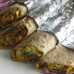 Paneer Wrap (Indian cheese Wrap)