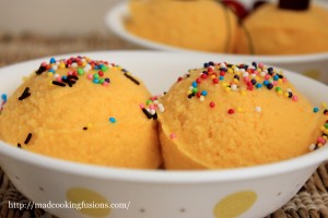Delicious Mango Ice Cream