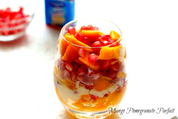 Mango Pomegranate Parfait | Healthy Recipe